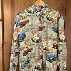 Red Head Casual Long Sleeve‎ Shirt Size LT Graphic Pickup Truck Enthusiast